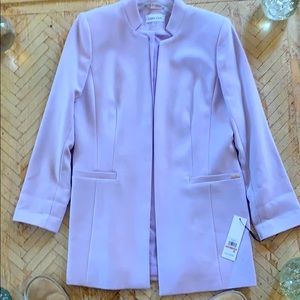 Calvin Klein size 12 lilac spring overcoat